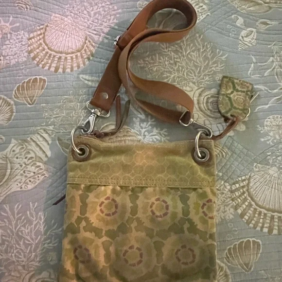 Fossil - Vintage - Canvas & Leather over the shoulder or crossbody bag - Picture 2 of 4